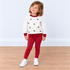 Magnolia Baby_Girl Playwear Set - Winter Berries Sweatshirt + Cranberry Leggings_1