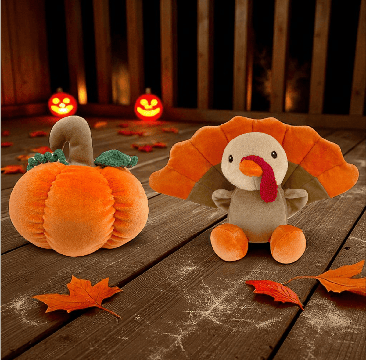 Petit Ami & Zubels_Gobbler the Turkey Plush Toy_3
