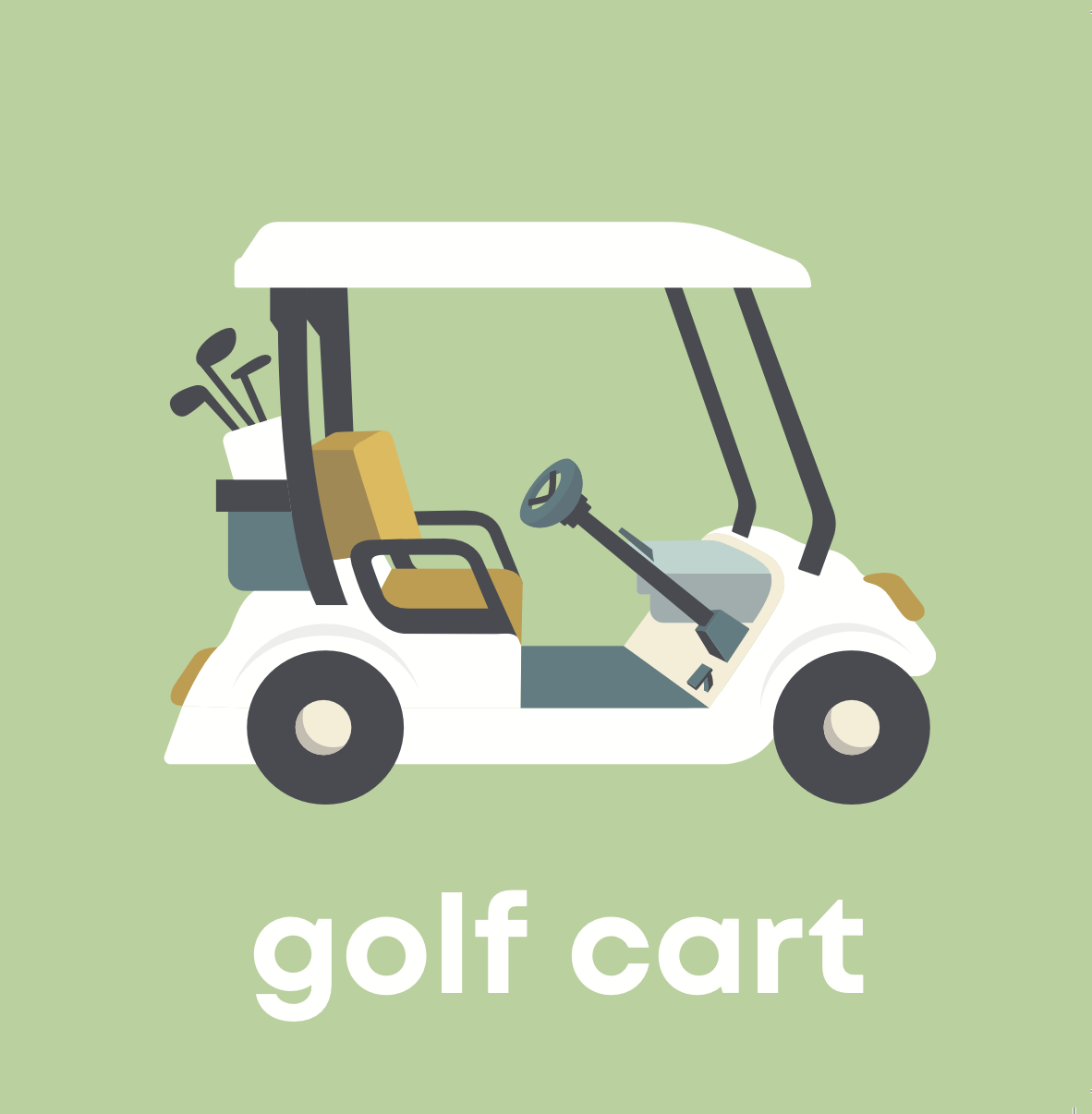 Golf Baby Board Book - Magnolia BabyBook