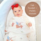 Gone Fishing Baby Muslin Cotton Blanket - Magnolia BabySwaddle Blanket