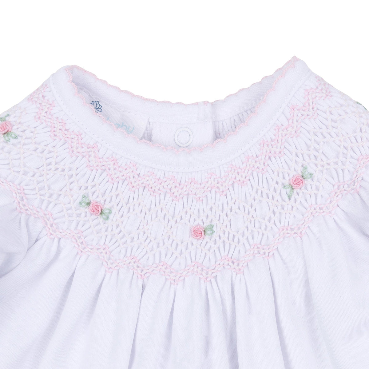 Magnolia Baby_Grace Bishop Footie - White Pink_3