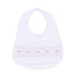 Magnolia Baby_Grace Smocked Bib - White Pink_1