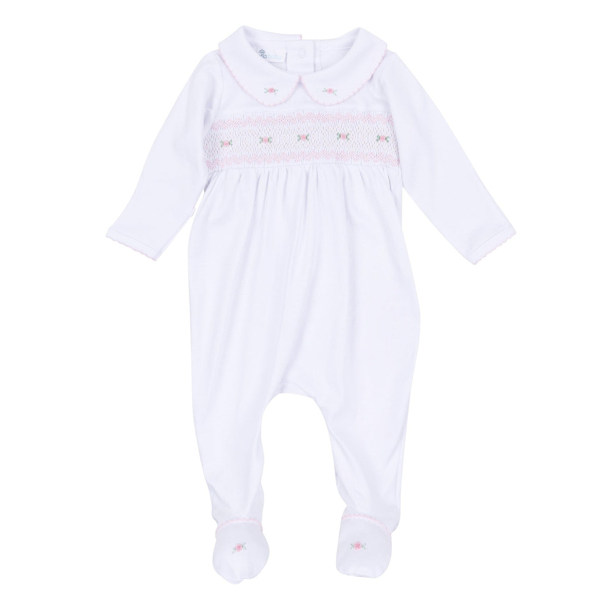 Magnolia Baby_Grace Smocked Footie_2