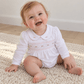 Magnolia Baby_Grace Smocked Long Sleeve Bubble - White Pink_1