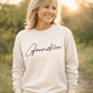 Grandma Sweatshirt - Script Lettering - Magnolia BabySweatshirt