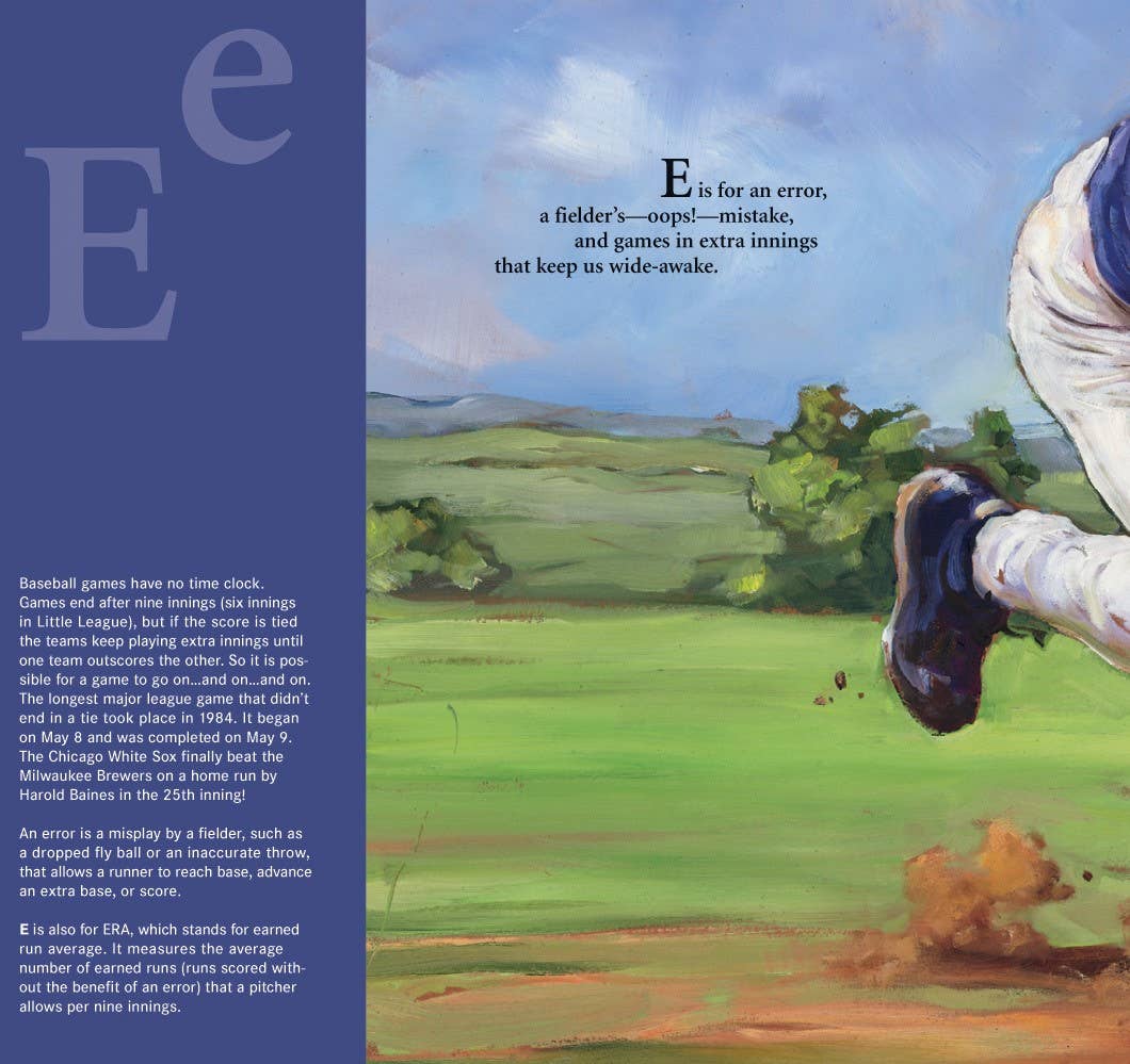 H is for Home Run: A Baseball Alphabet Picture Book - Magnolia BabyBook