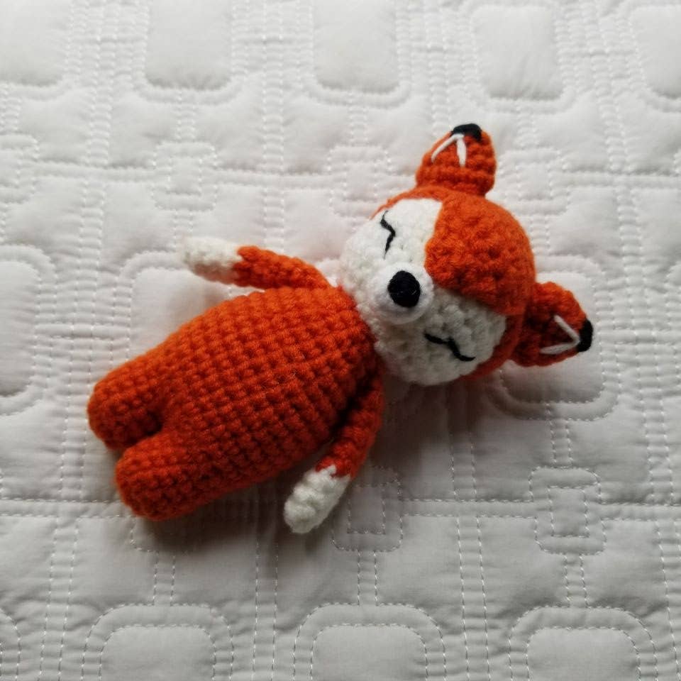 D & C TOYS_Hand Crochet Fox Teething Toy_2