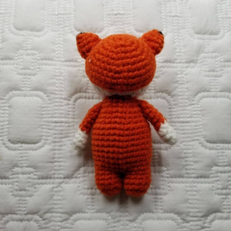 D & C TOYS_Hand Crochet Fox Teething Toy_4