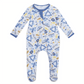 Hanukkah Nights Zip Footie - Magnolia BabyFootie