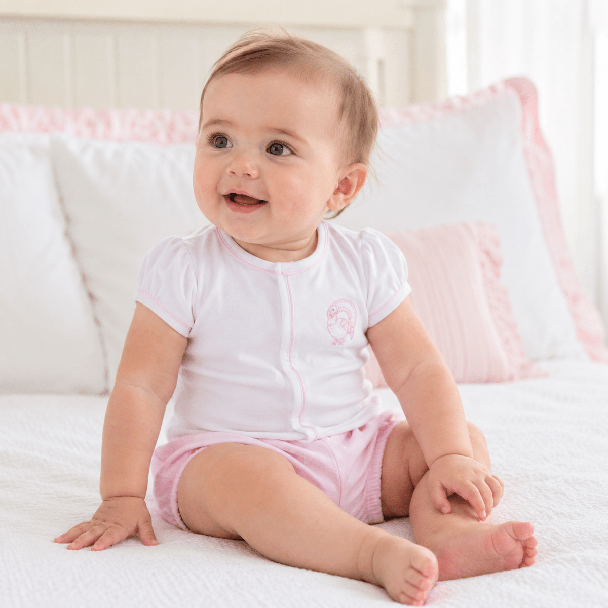 Magnolia Baby_Harvest Blessings Hand-Embroidered Diaper Cover Set - Pink_1
