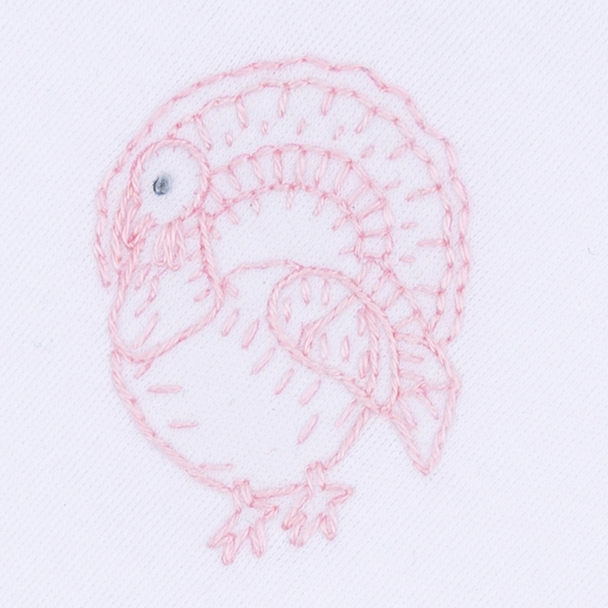 Magnolia Baby_Harvest Blessings Hand-Embroidered Footie - Pink_3