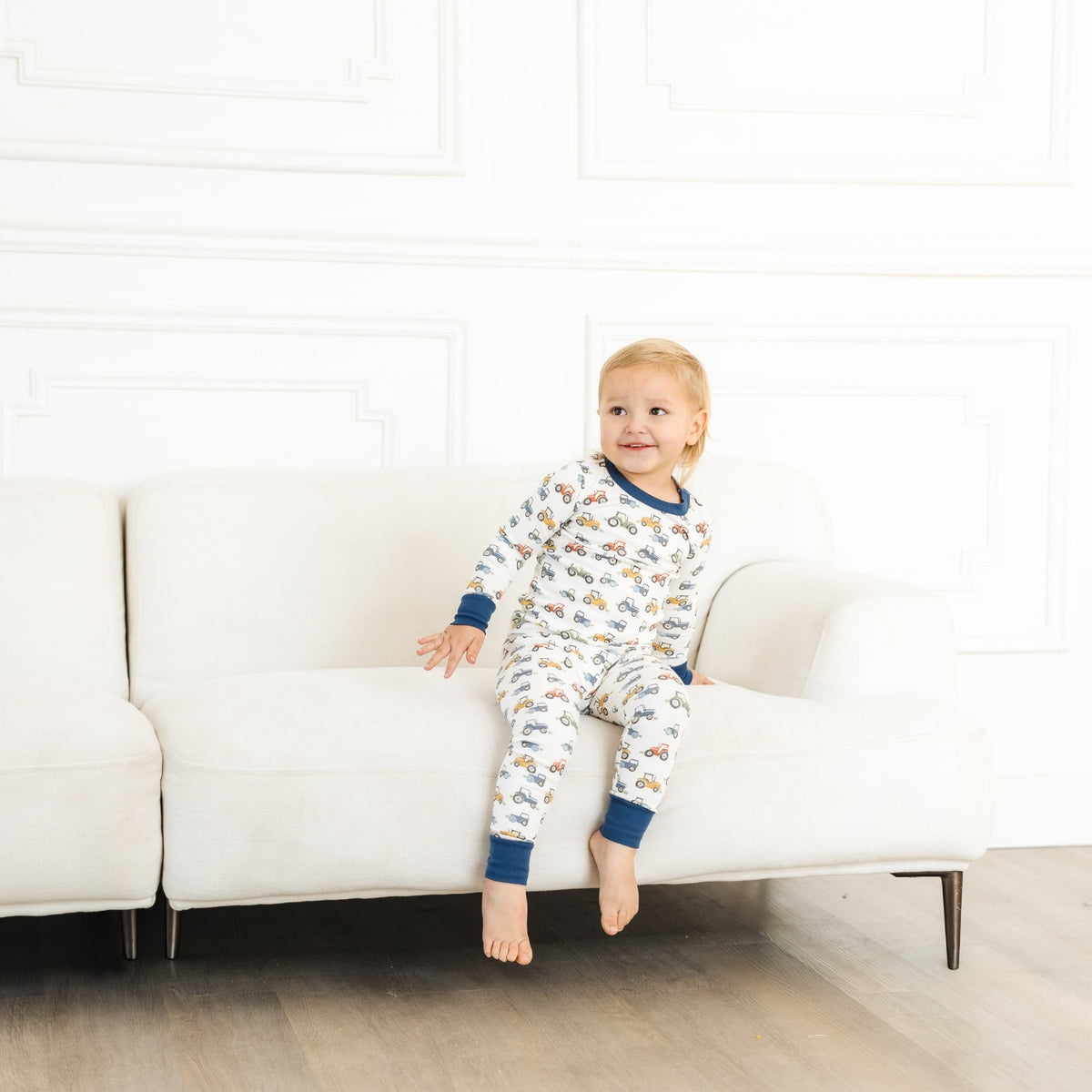 Luna and Arlo_Harvest Haulers Long Pajamas_7