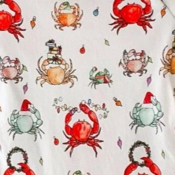 He Sees You When You're Crabby Onesie Bodysuit - Magnolia BabyBodysuit