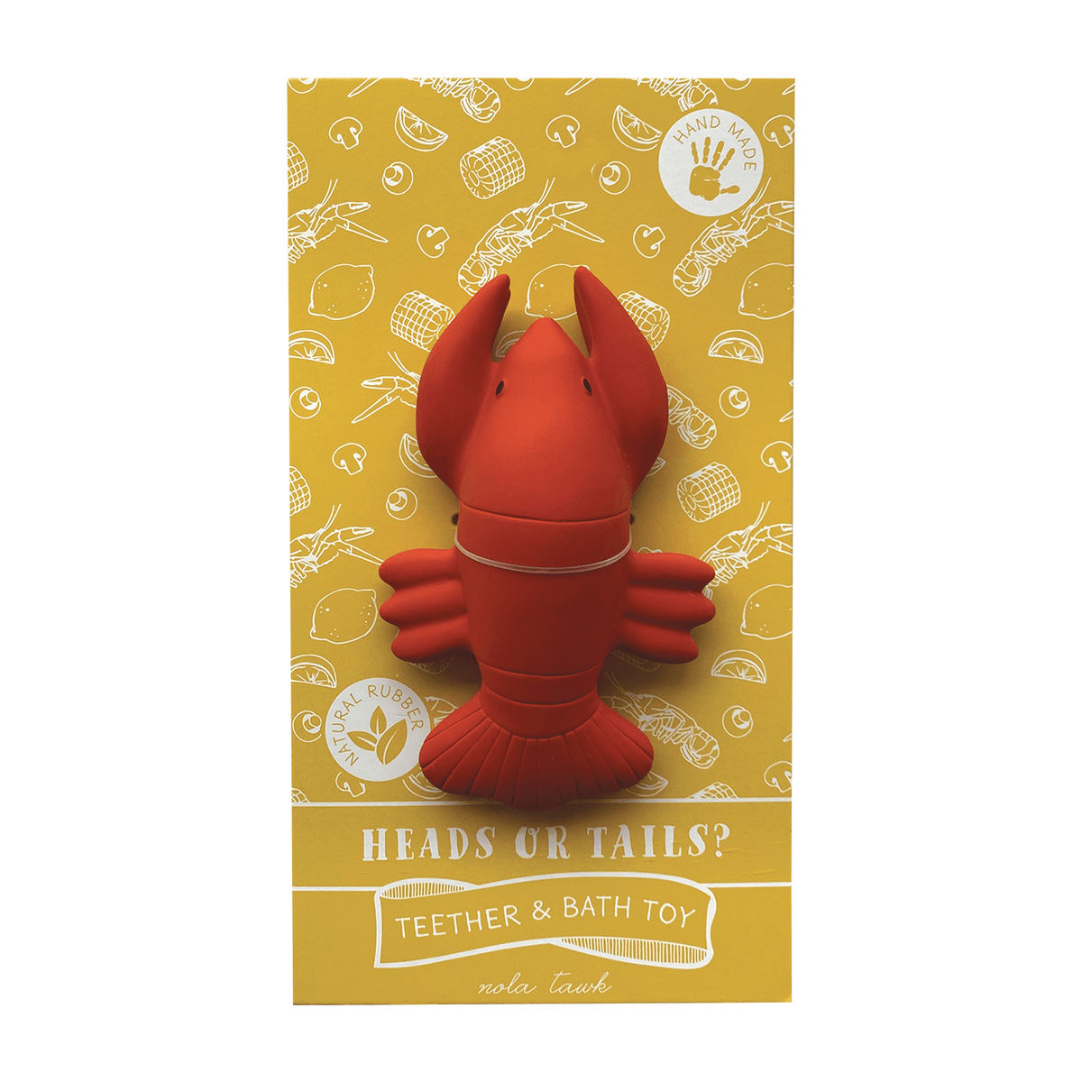 Heads or Tails? Teether & Bath Toy - Magnolia BabyTeether