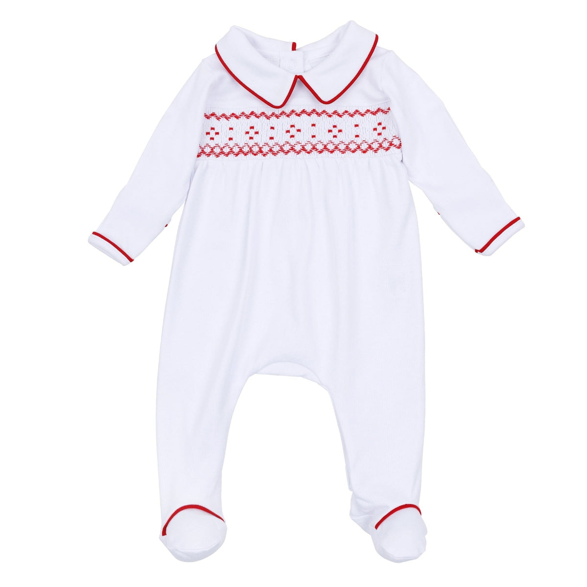 Magnolia Baby_Henry Smocked Boy Footie_2