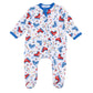 Hockey Star Zip Footie - Magnolia BabyFootie