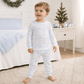 Magnolia Baby_Holiday Toile Long Pajamas - Light Blue_1