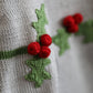 Holly Berry Knit Christmas Dress - Magnolia BabyDress