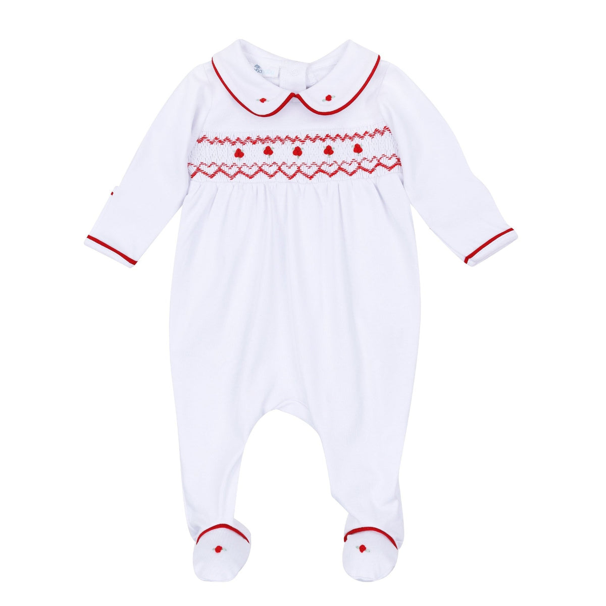 Magnolia Baby_Holly Smocked Footie_2