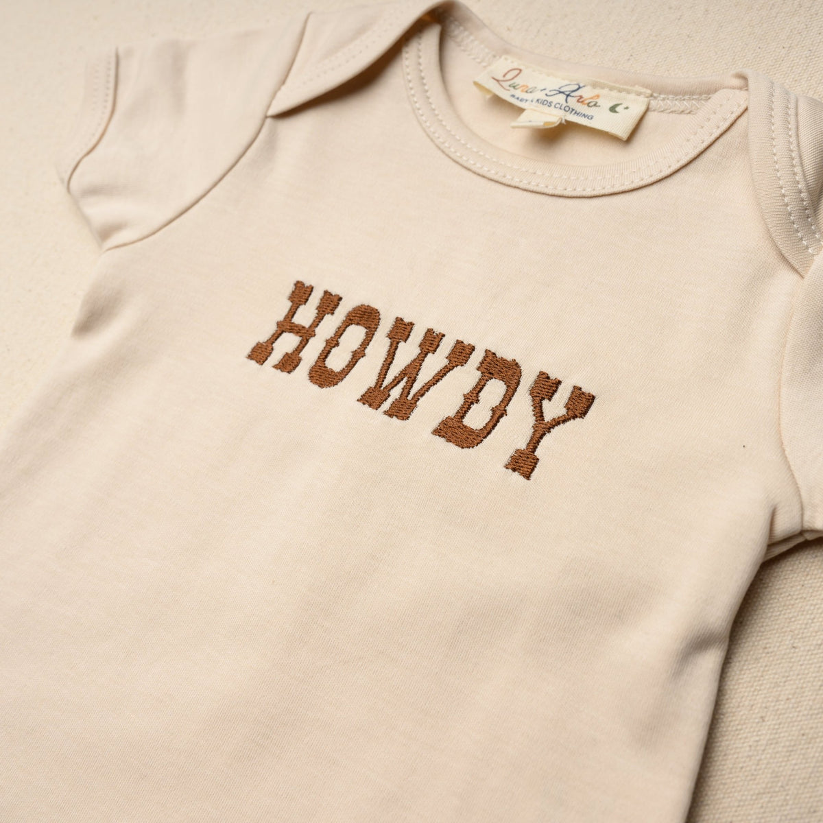 Howdy Embroidered Bodysuit - Magnolia BabyBodysuit