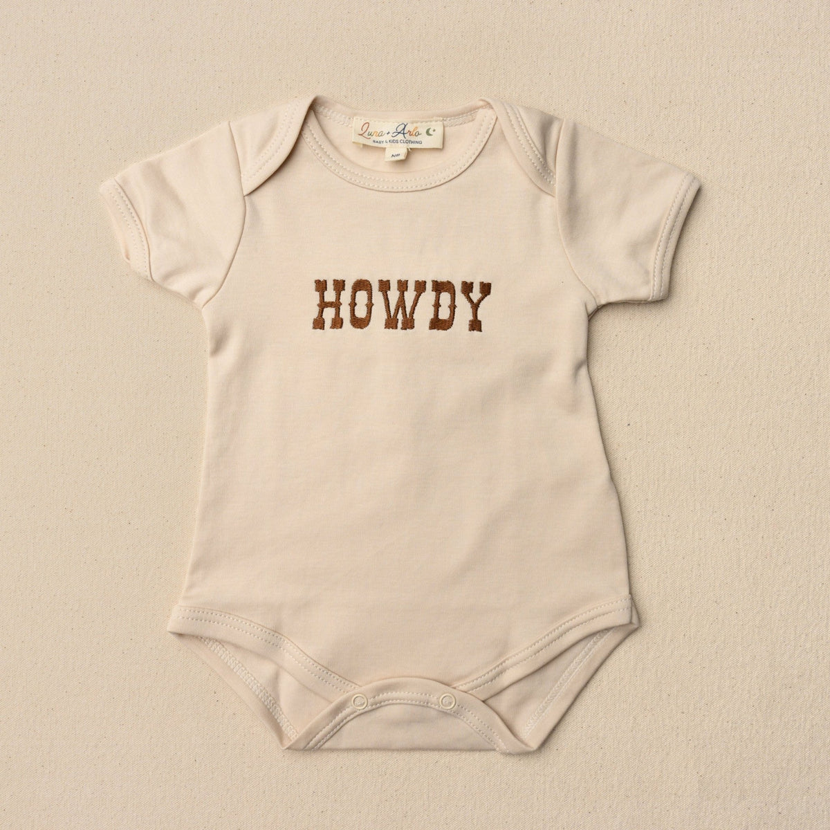 Howdy Embroidered Bodysuit - Magnolia BabyBodysuit