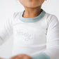 Howdy! Embroidered Long Pajamas - Moss - Luna and ArloLong Pajamas
