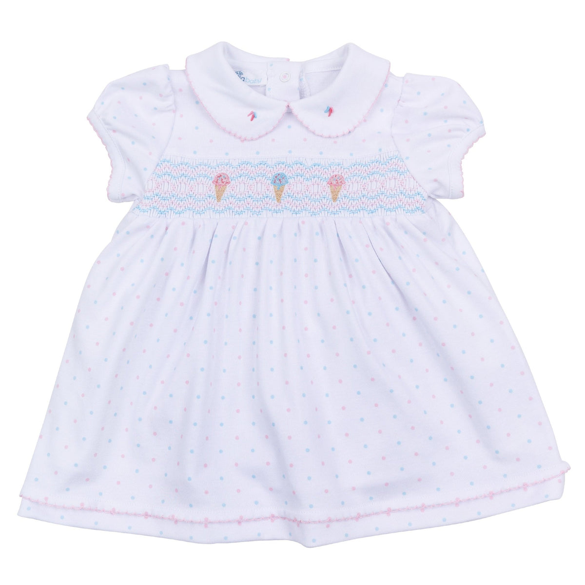 Magnolia Baby_Ice Cream Classics Smocked Collared Dress_2