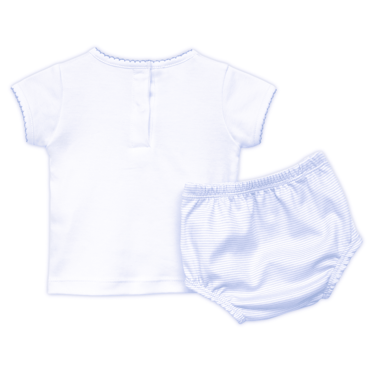 Jacob Smocked Diaper Cover Set - Light Blue - Magnolia BabyDiaper Cover