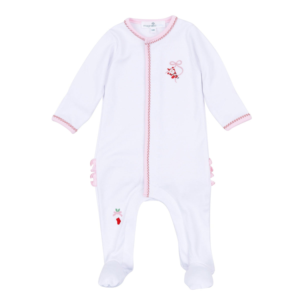 Magnolia Baby_Jolly Ribbons Hand-Embroidered Ruffle Footie_3