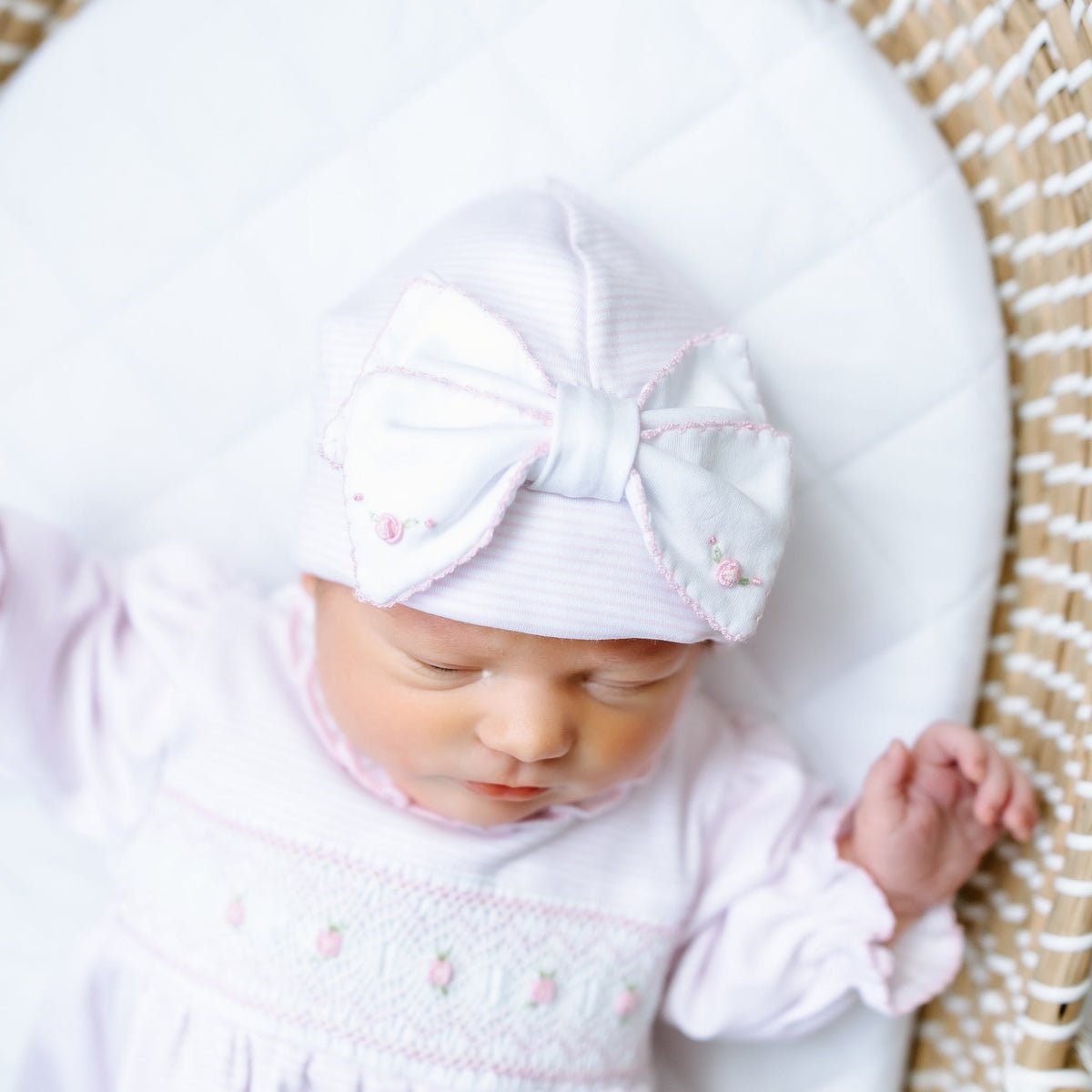 Julia Bow Hat - Pink - Magnolia BabyHat