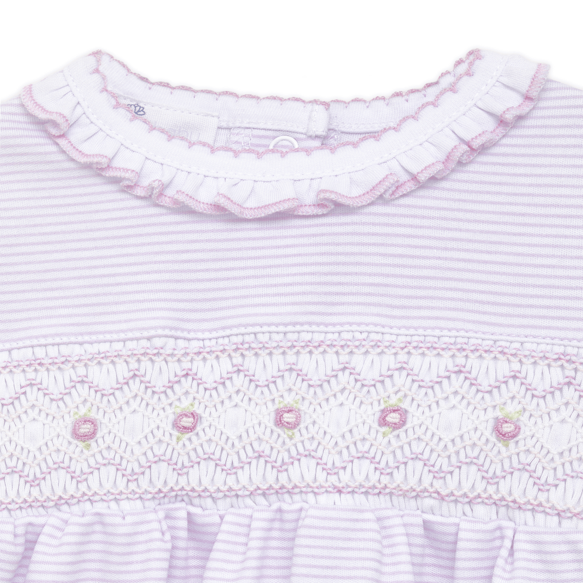 Julia Smocked Bubble - Pink - Magnolia BabyBubble