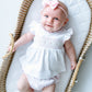 Julia Smocked Ruffle Diaper Cover Set - Pink - Magnolia BabyDiaper Cover