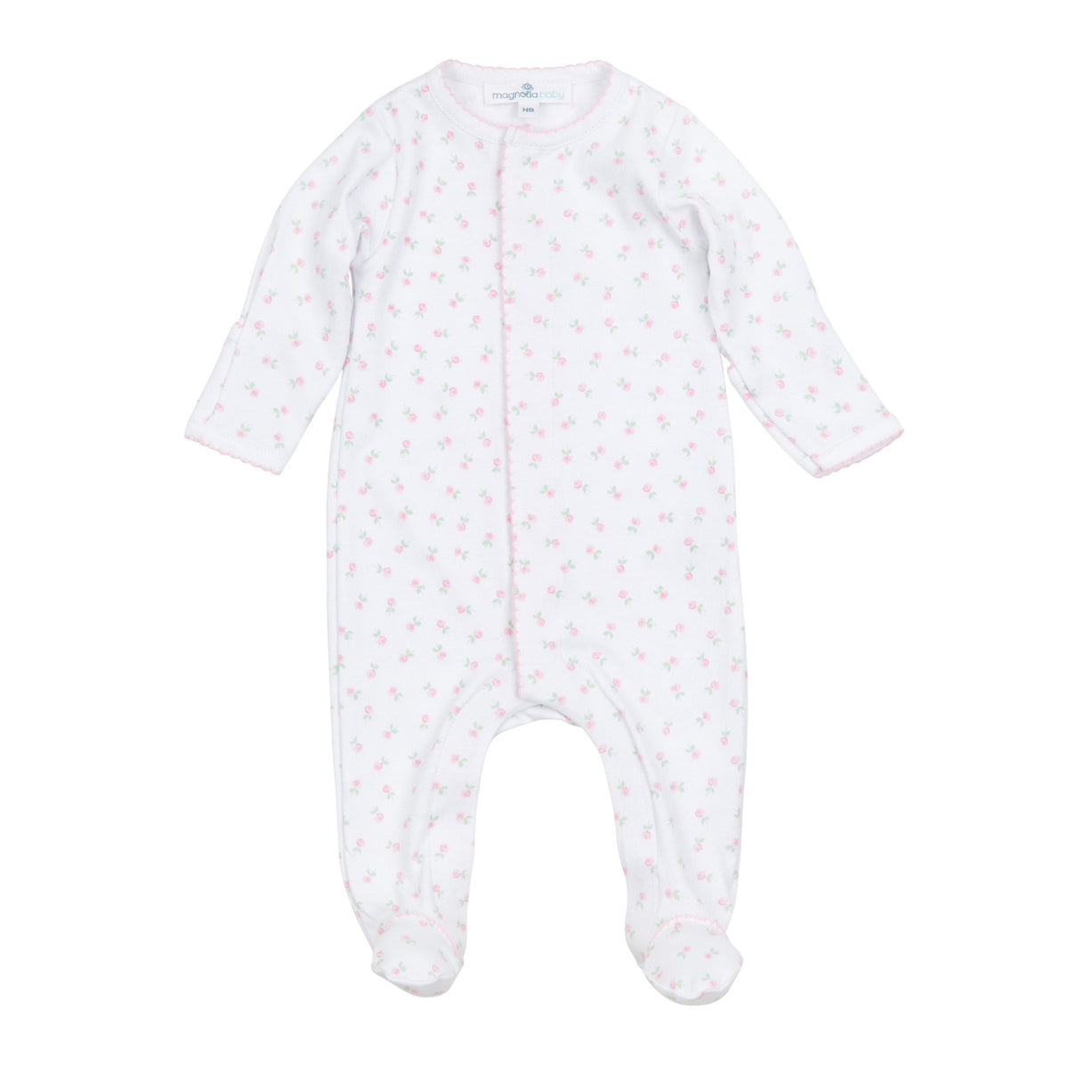 Juliette's Classics Print Footie - Magnolia Baby Girl