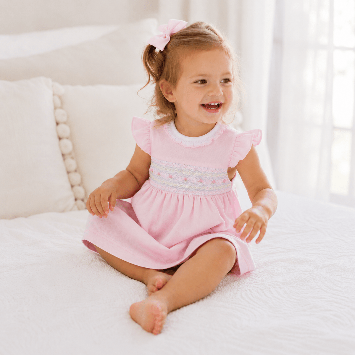 Magnolia Baby_Junie's Classics Smocked Dress_1