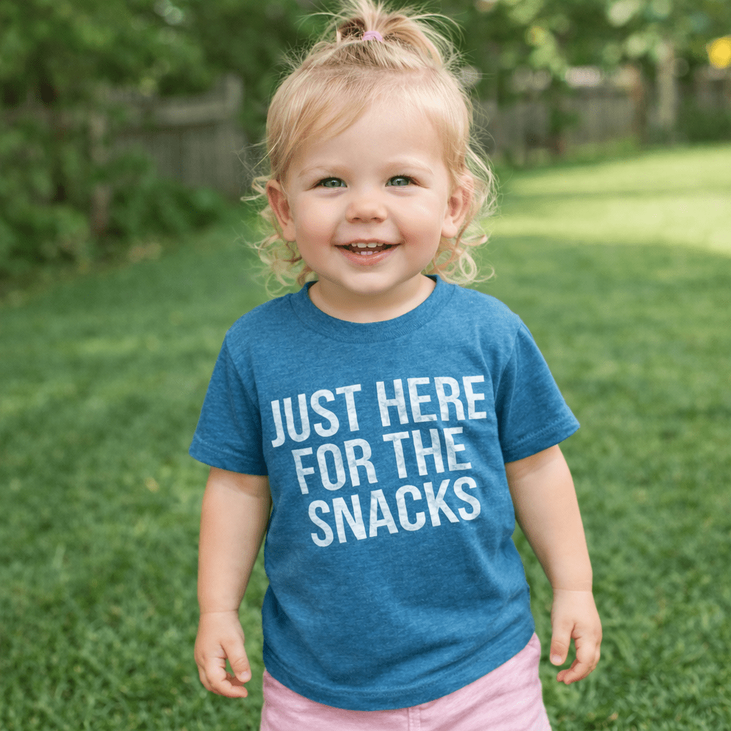Just Here for the Snacks Teal Tee - Magnolia BabyT-Shirt