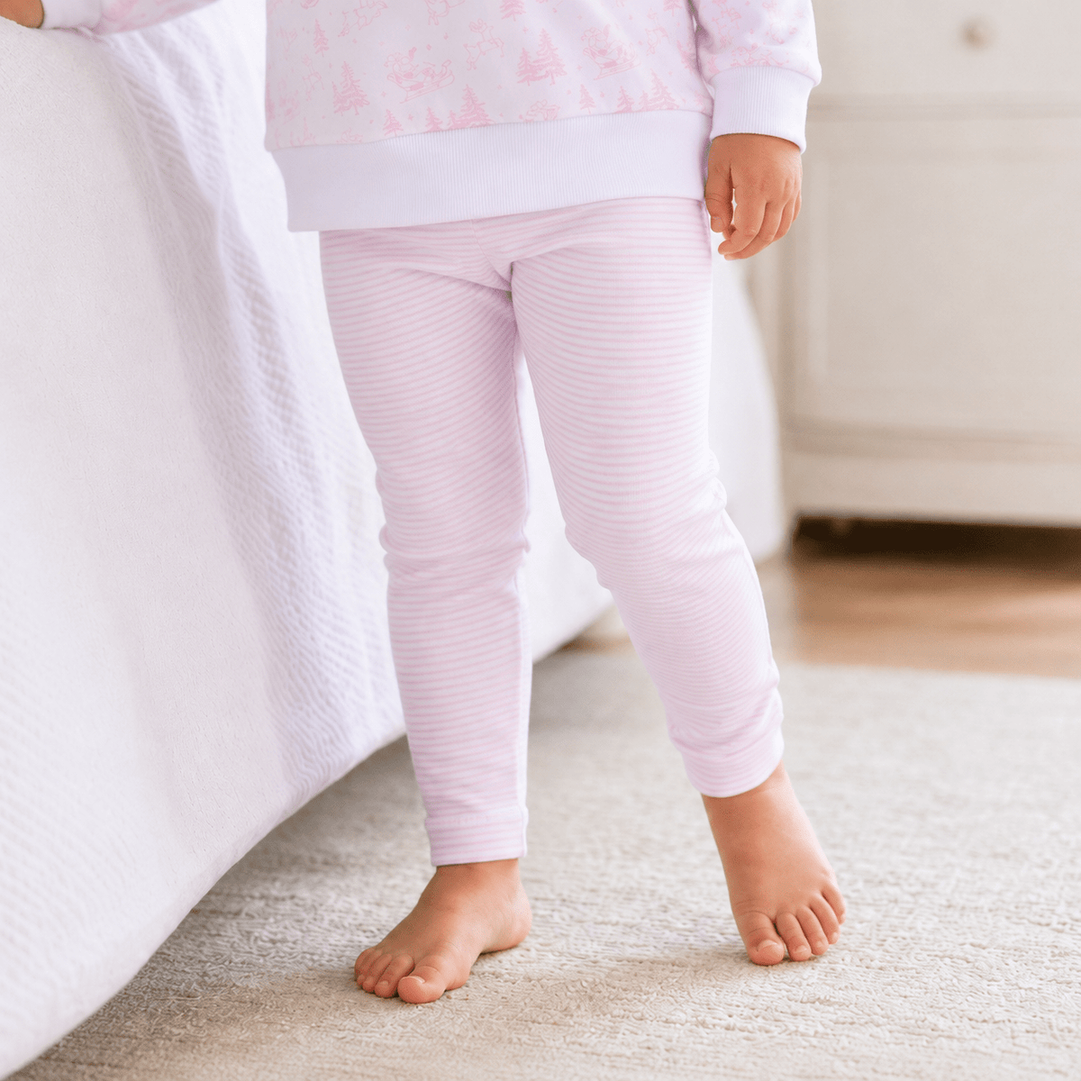Magnolia Baby_Leggings - Pink Stripe_1