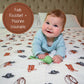 Life Is Better In Boots Western Baby Muslin Swaddle Blanket - Magnolia BabySwaddle Blanket