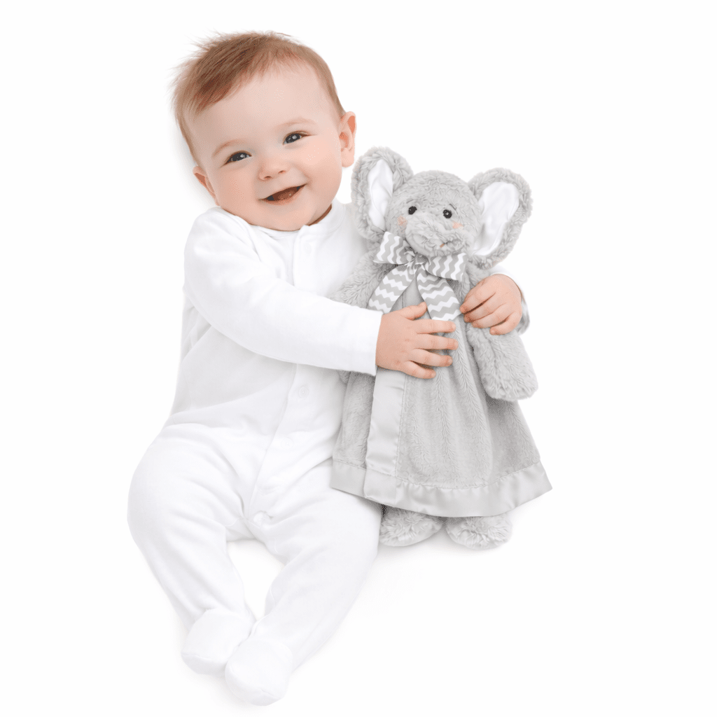 Lil' Spout Gray Elephant Snuggler - Magnolia BabySoft Toy