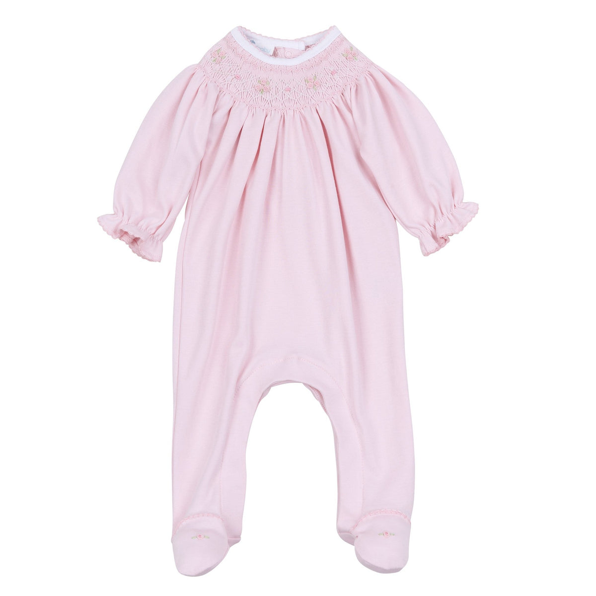 Lillian Bishop Footie - Pink - Magnolia BabyFootie