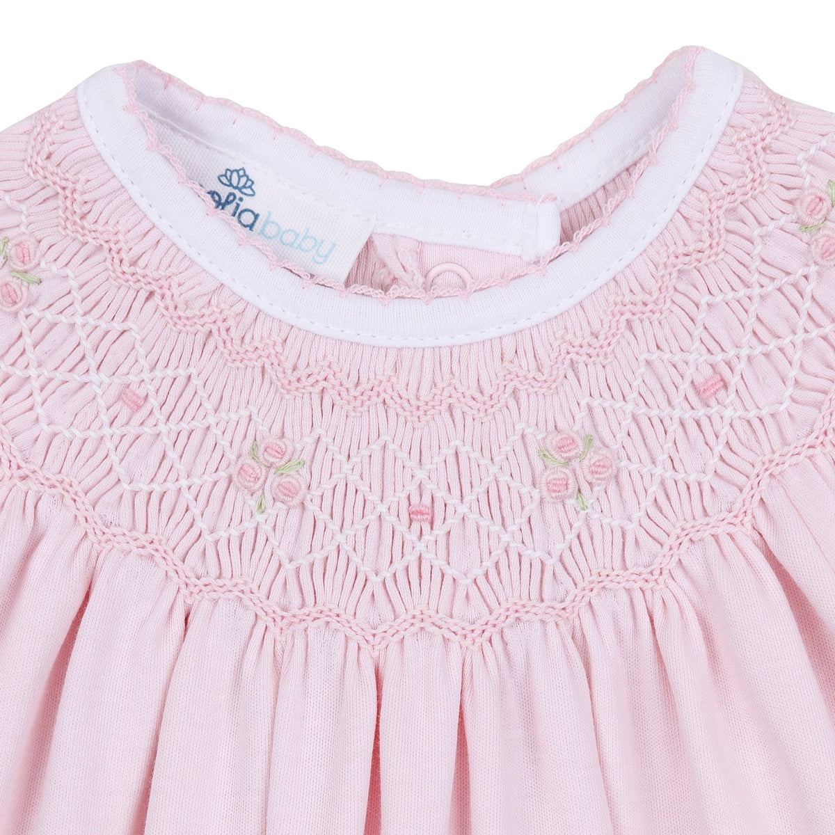 Lillian Bishop Gown - Pink - Magnolia BabyGown