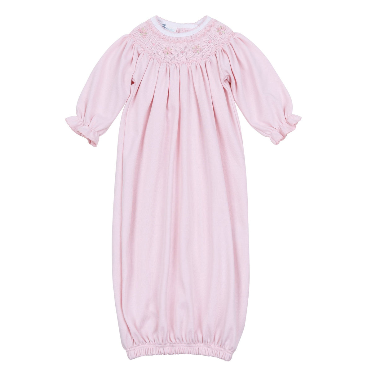 Lillian Bishop Gown - Pink - Magnolia BabyGown