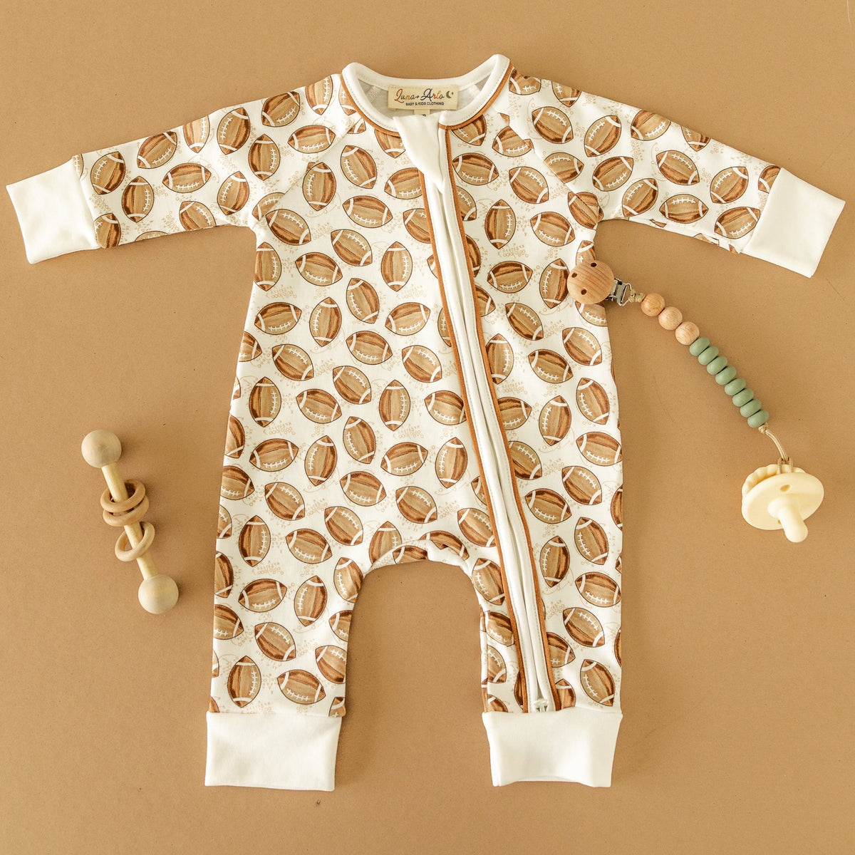 Little Champs Zip Playsuit - Magnolia BabyPlaysuit