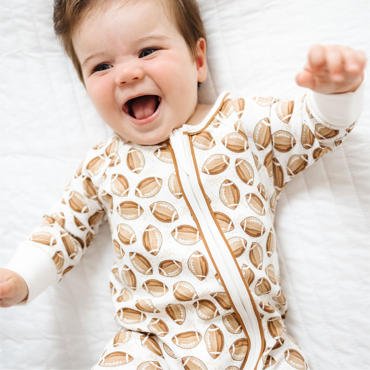 Little Champs Zip Playsuit - Magnolia BabyPlaysuit