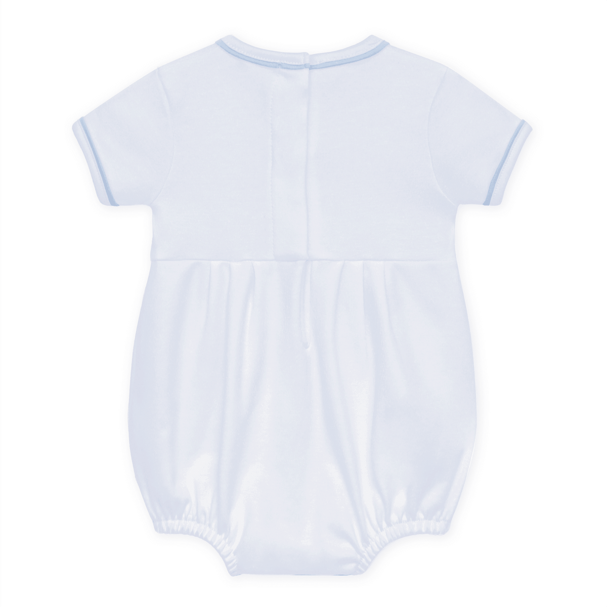 Little Crawlers Embroidered Bubble - Light Blue - Magnolia BabyBubble