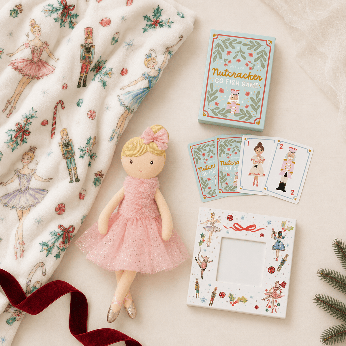 Magnolia Baby_Little Girl Nutcracker Gift Set - Pastel_1