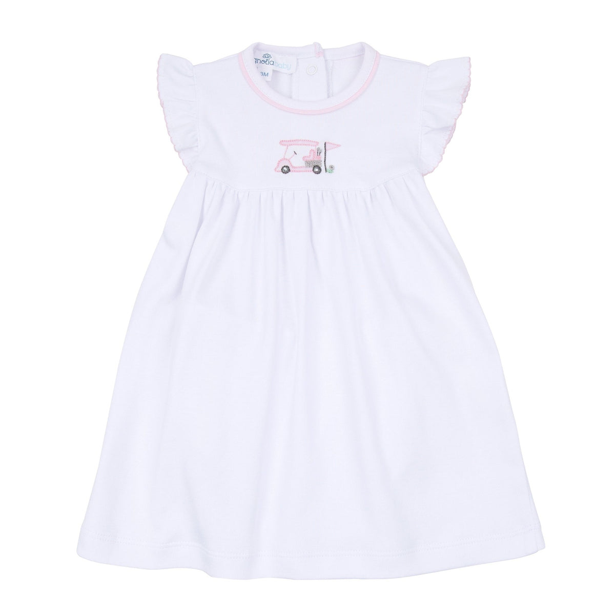 Little Golfer Dress - Pink - Magnolia BabyDress