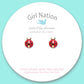 Little Ladybug Pierced Earrings - Magnolia BabyEarrings