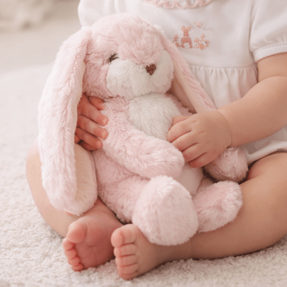 Little Nibble Bunny - Pink - 12" - Magnolia BabySoft Toy