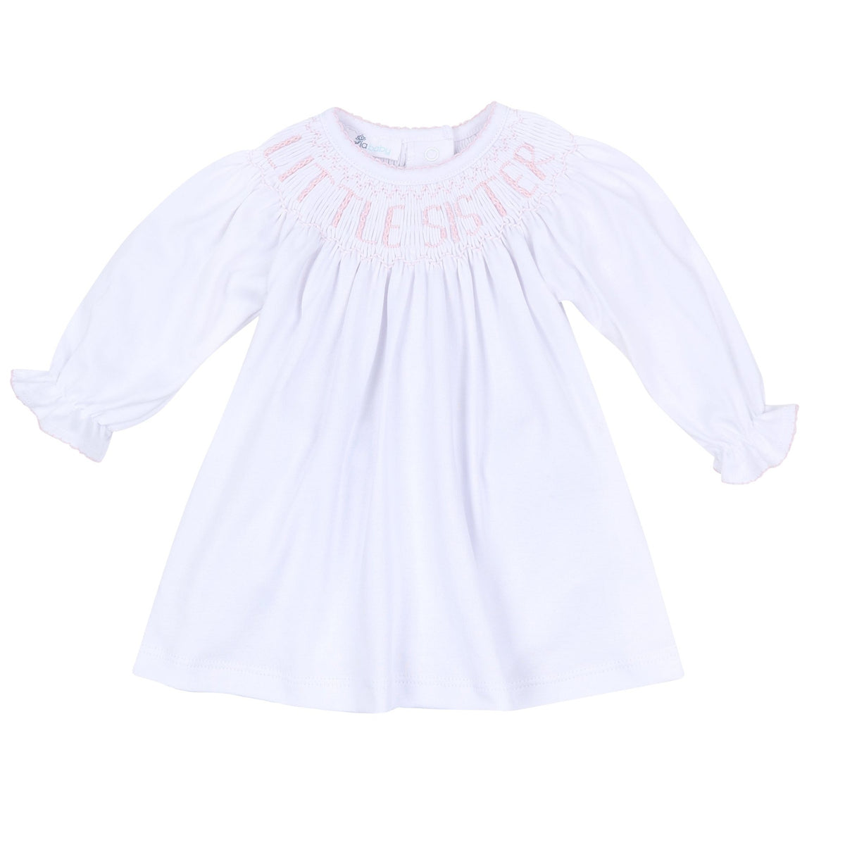 Little Sister Bishop Long Sleeve Dress - Magnolia BabyDress