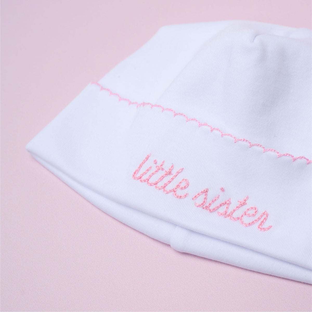 Little Sister Embroidered Hat - Magnolia Baby Hat